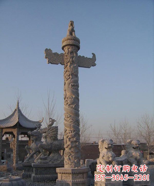 漳州广场大理石华表雕塑