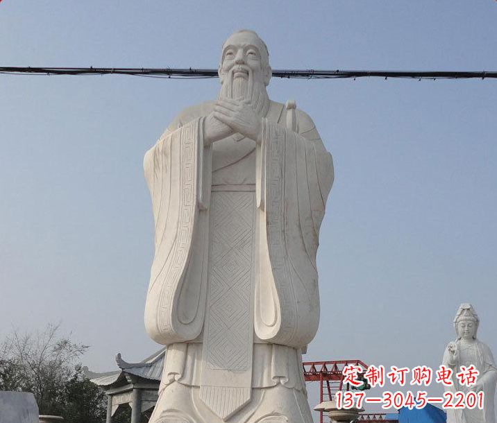 漳州广场大型孔子石雕