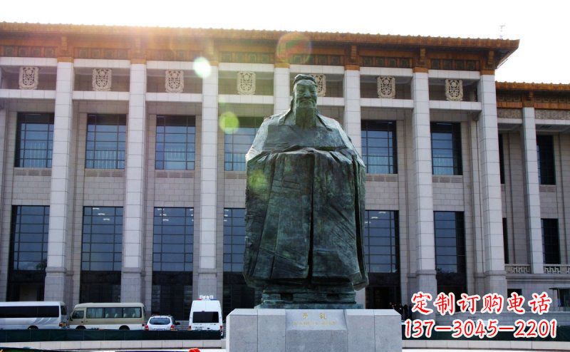 漳州传承中国传统文化的孔子雕塑