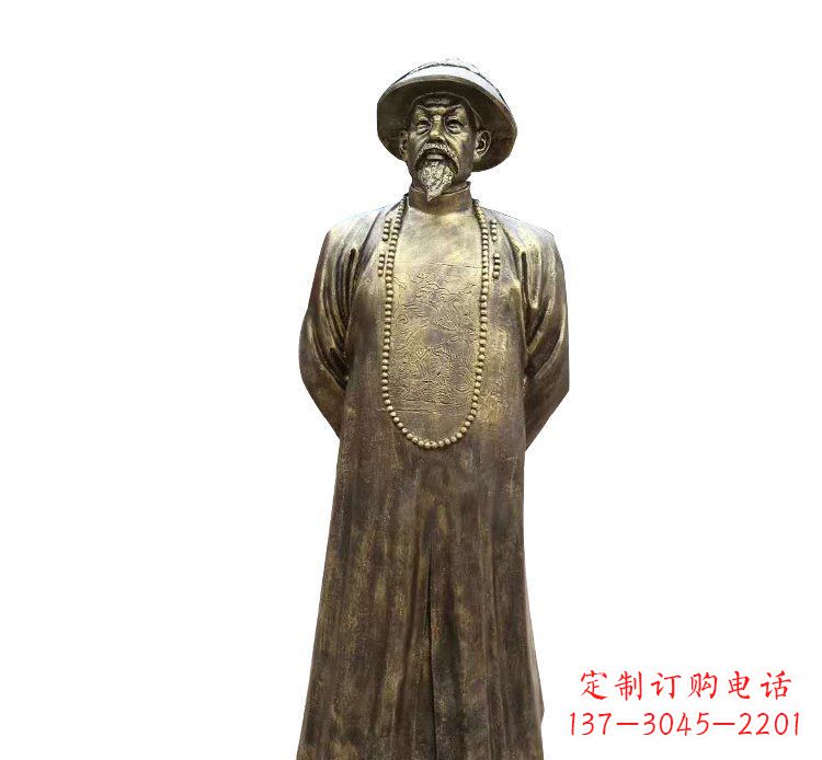 漳州广场林则徐铜雕