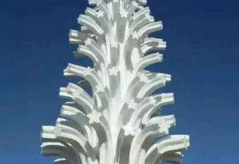 漳州广场不锈钢景观树雕塑