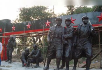 漳州定制红军雕塑，标志着嘉年华的荣耀