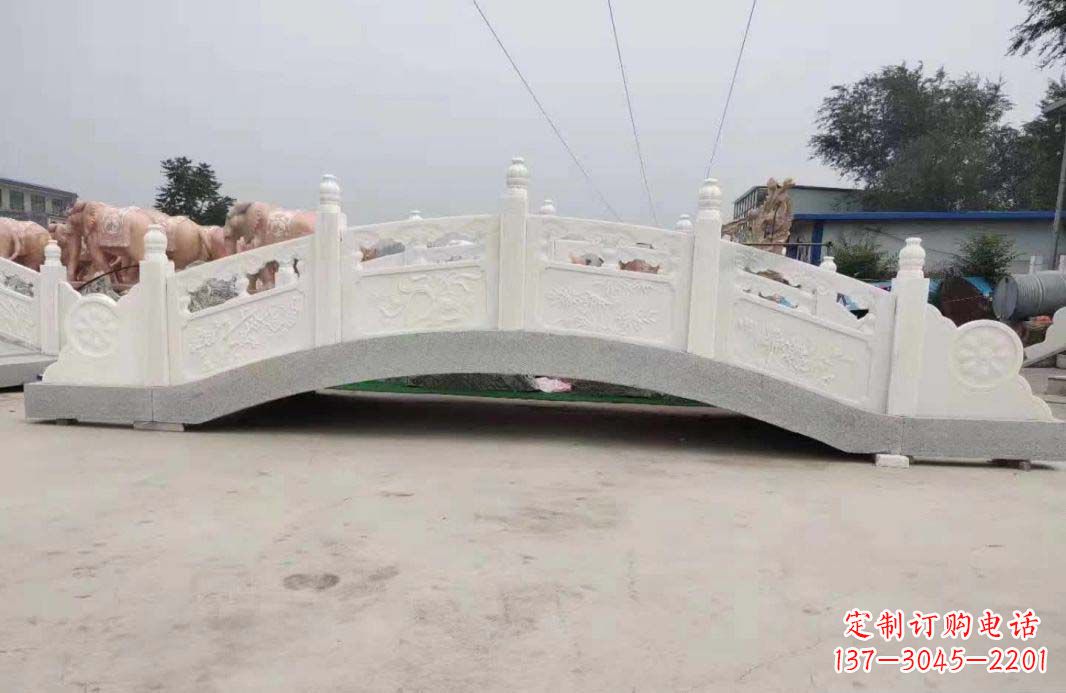 漳州汉白玉石桥雕刻,高雅与和谐的完美结合
