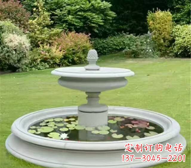 漳州紫罗兰汉白玉喷泉雕塑