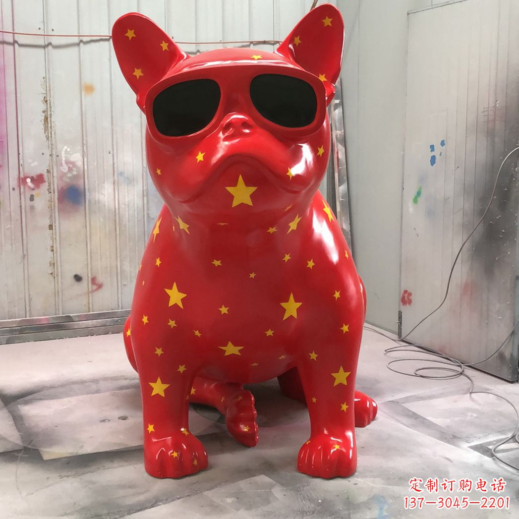 漳州玻璃钢材质精致的生肖雕塑