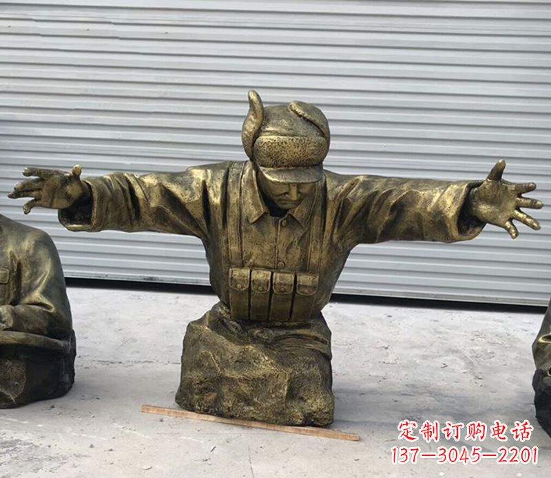 漳州黄继光铜雕