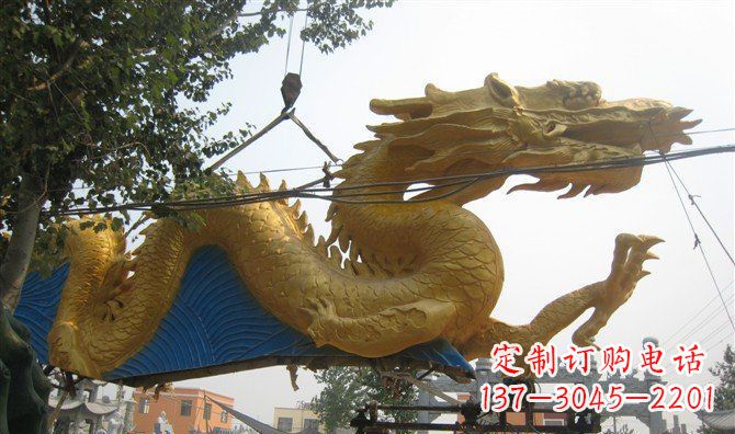 漳州黄金龙广场铜雕