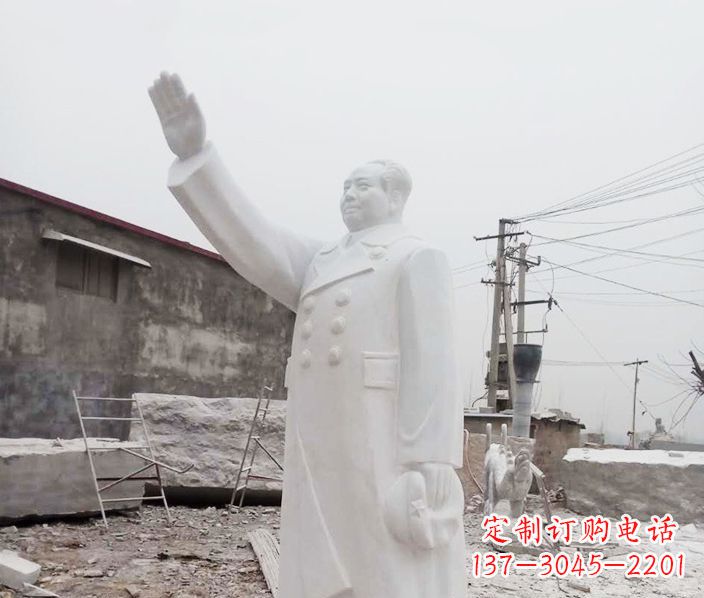 漳州挥手毛泽东伟人石雕 (2)