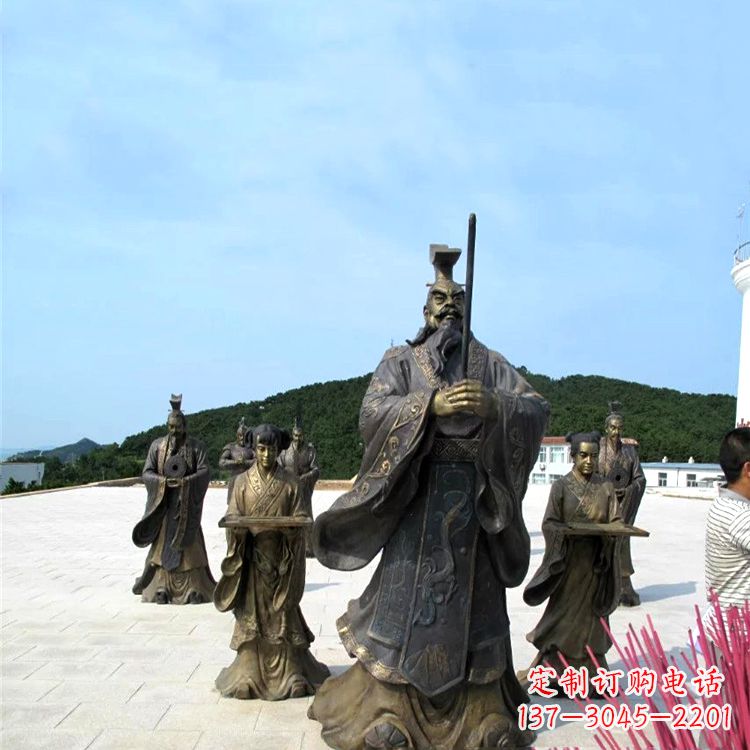 漳州中领雕塑——汉武帝刘彻祭天情景雕塑