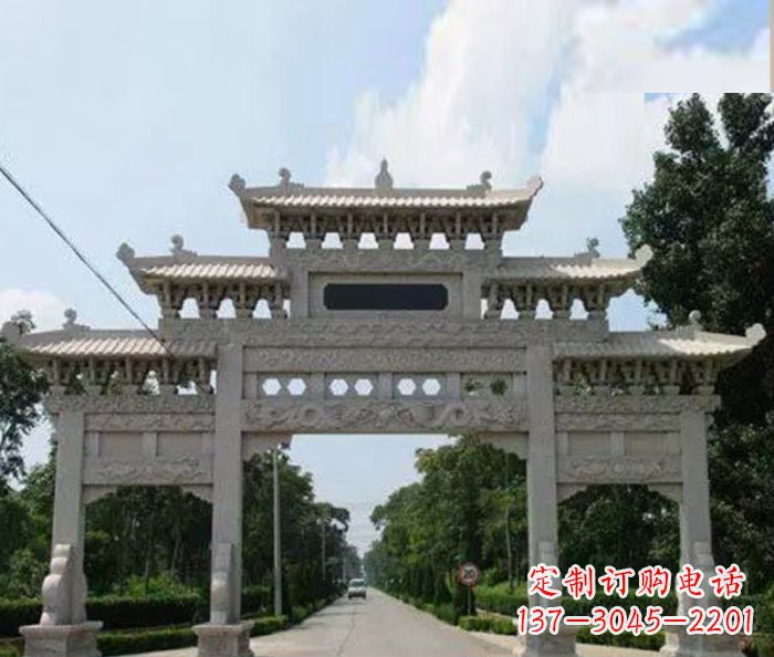 漳州高品质牌坊石雕,专为客户量身定制