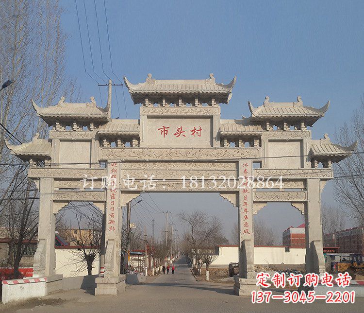 漳州景区三门七楼石雕牌坊——精美绝伦的牌坊雕塑