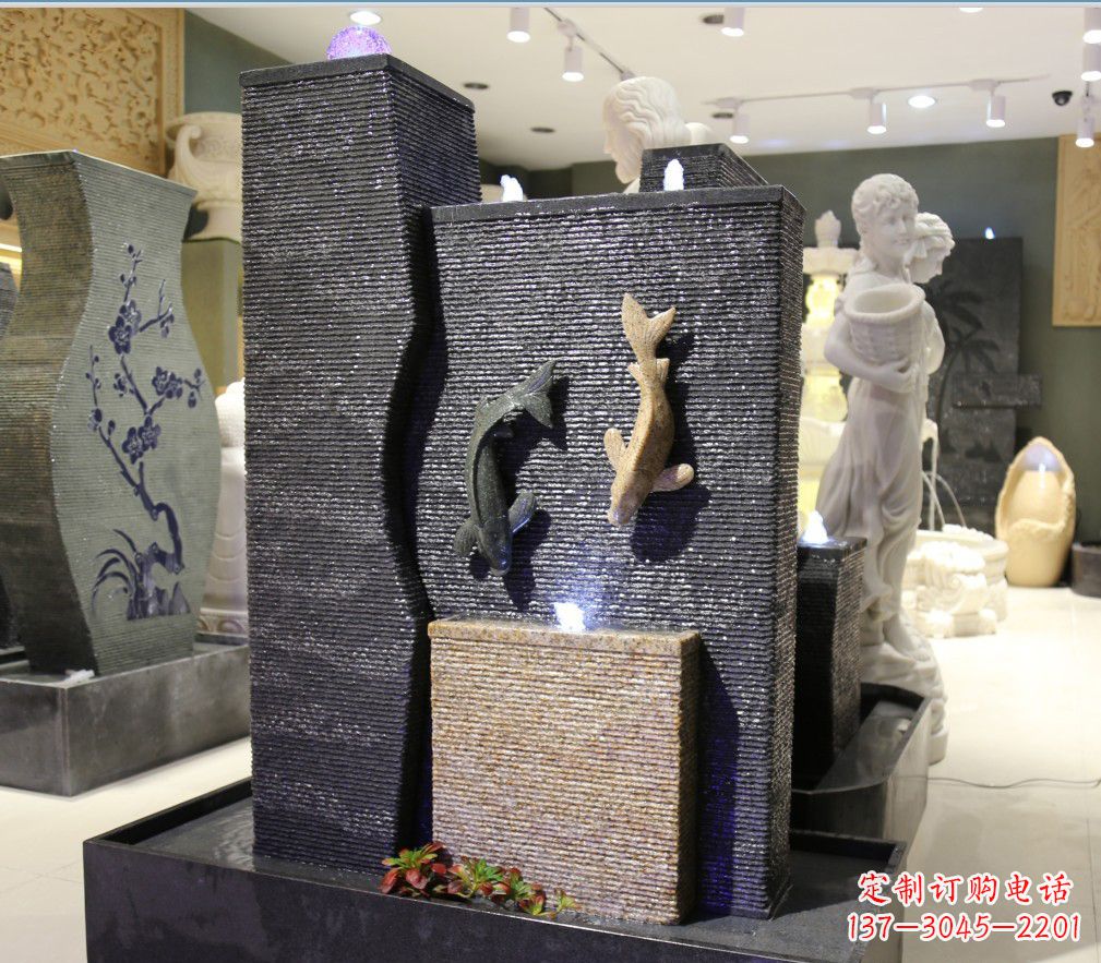 漳州九龙太子石雕喷泉