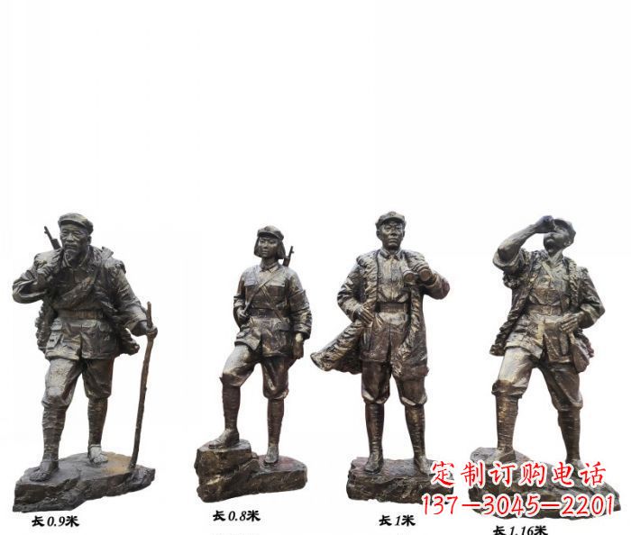 漳州专注制作抗战红军青铜雕塑