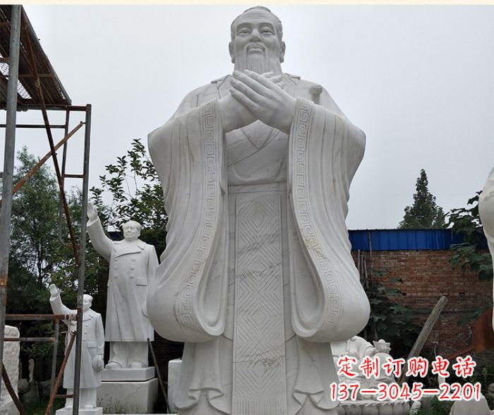 漳州孔子古代名人石雕 (5)