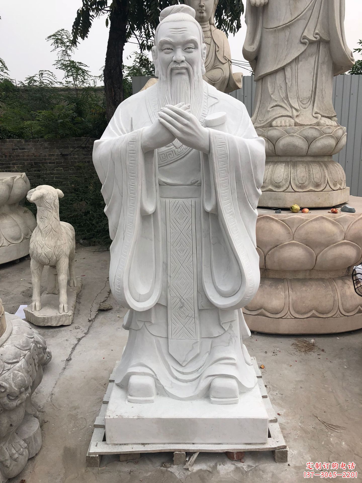 漳州孔子铜雕塑,重现传统文化的荣耀
