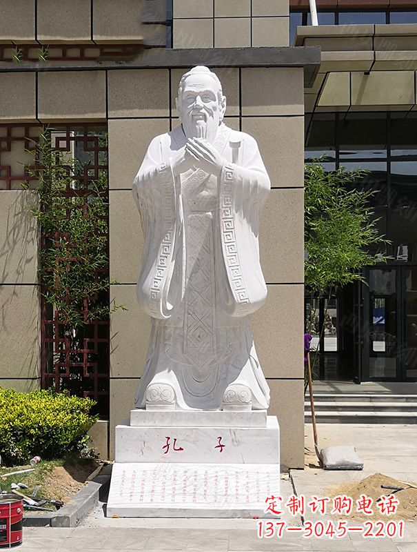 漳州青史留香,经典孔子雕像