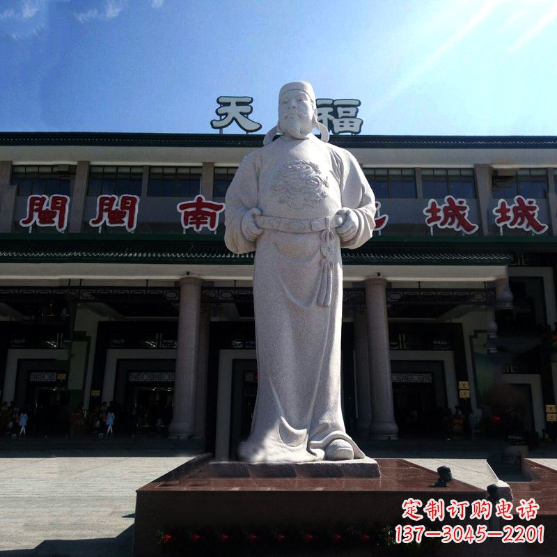 漳州喜迎百年李世民白玉雕像