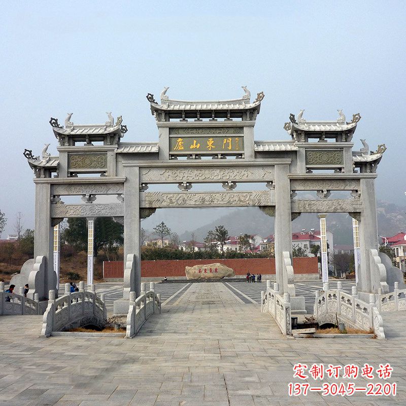 漳州庐山大门石牌坊雕塑特色产品介绍