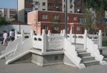 漳州汉白玉学校升旗台雕塑