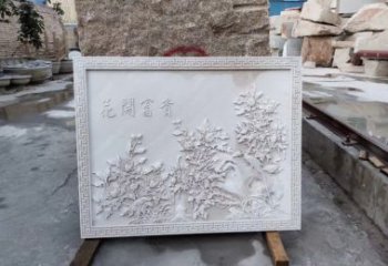 漳州花开富贵石雕影壁，让你独享完美的装饰艺术