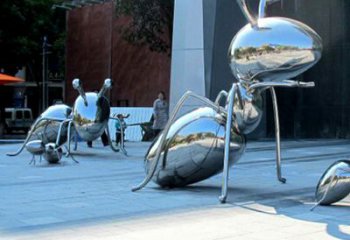 漳州优雅而不凡的蚂蚁不锈钢雕塑