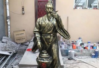 漳州传承酒文化，杜康雕塑流传永恒