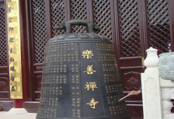 漳州精致优雅的乐善禅寺铜钟