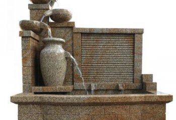 漳州中领雕塑专业定制水槽庭院石雕摆件，它们是…