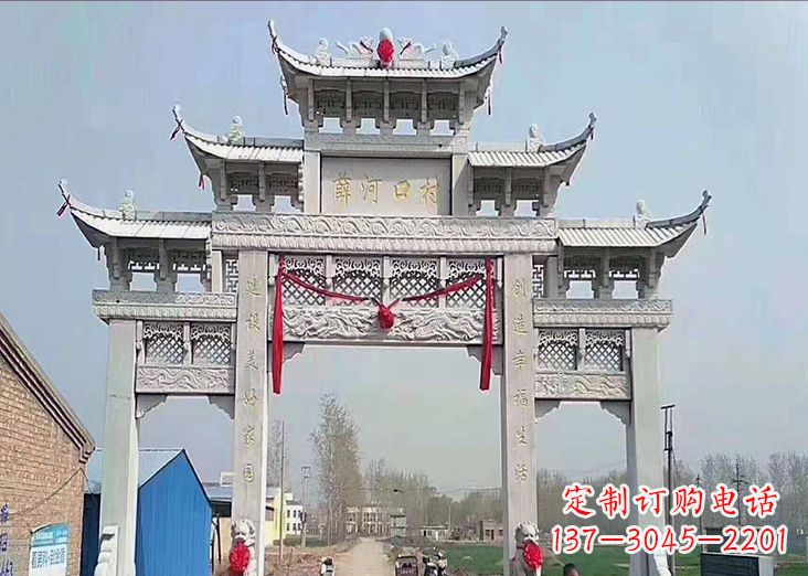 漳州石牌坊雕塑，让您定制属于自己的雕塑！