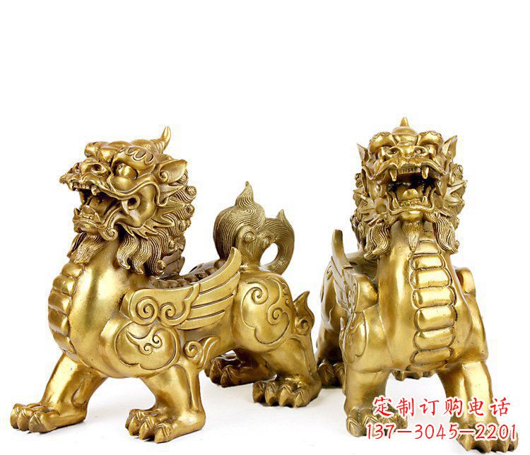 漳州精美貔貅铜雕,精致雕塑,来自中领雕塑