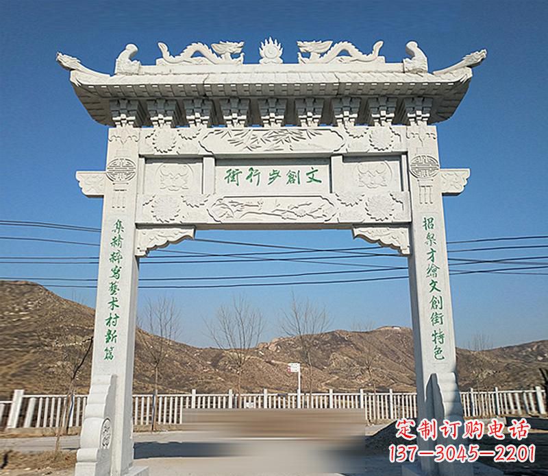 漳州精良的青石牌坊雕塑