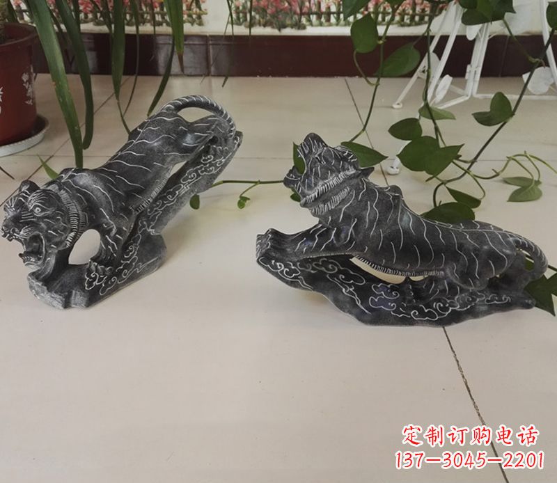 漳州青石大型老虎雕塑是由中领雕塑设计制作的一…