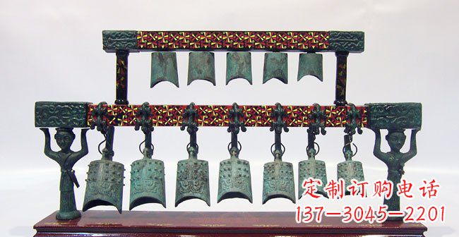 漳州青铜编钟古代乐器雕塑