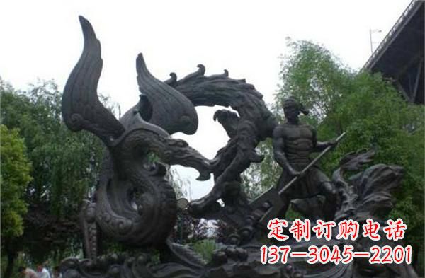 漳州赛龙舟铜雕，青史留驰名！