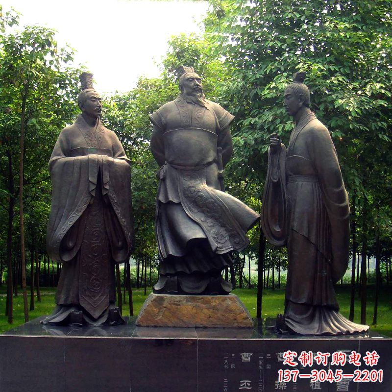 漳州精美曹丕雕塑,彰显伟绩!
