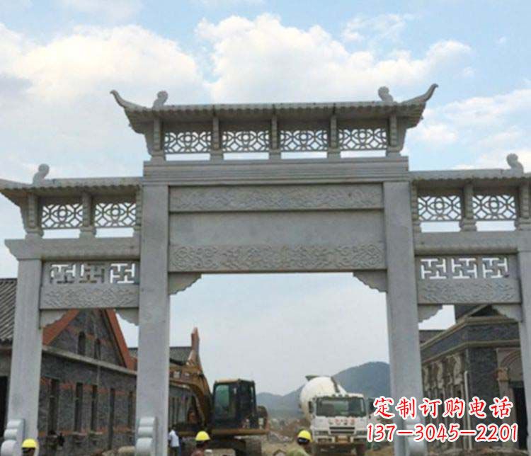 漳州牌坊大理石石雕:显露美丽的古典风情