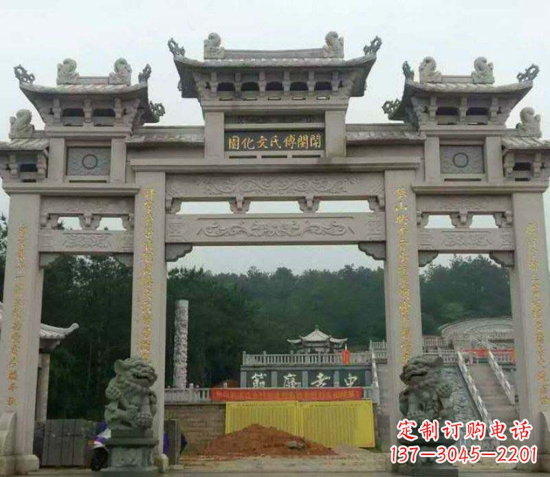 漳州中领雕塑:顶级大理石牌坊石雕