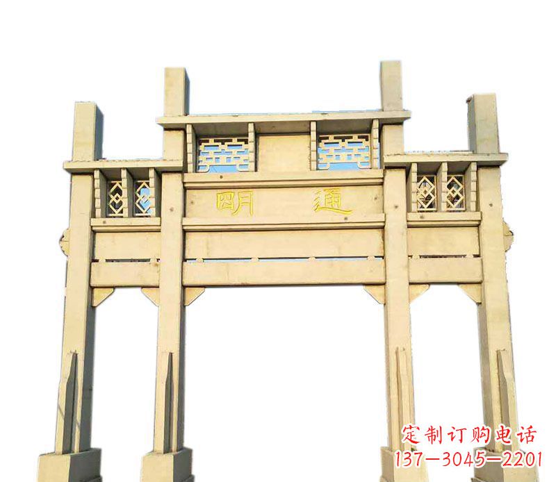 漳州三门仿古牌坊石雕——给您的家园带来传统之美