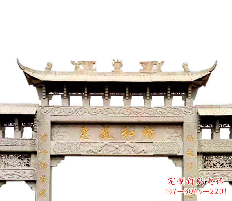 漳州牌坊石雕–传承传统文化,给空间增色彩