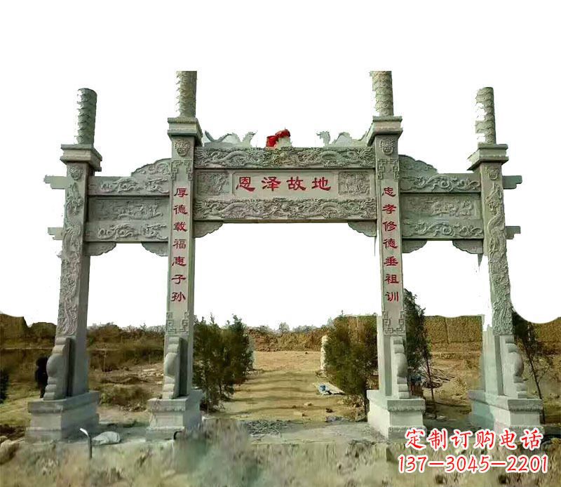 漳州石雕牌坊,艺术精美永恒