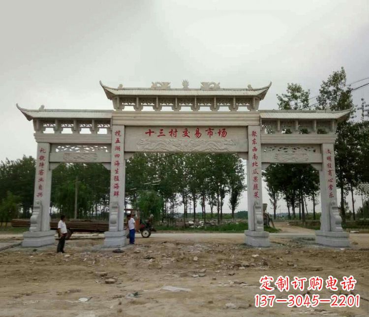 漳州精美石牌坊雕塑,令你惊艳无比