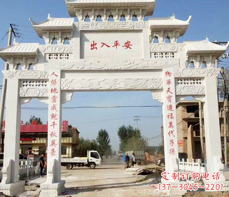 漳州三门石牌坊石雕艺术