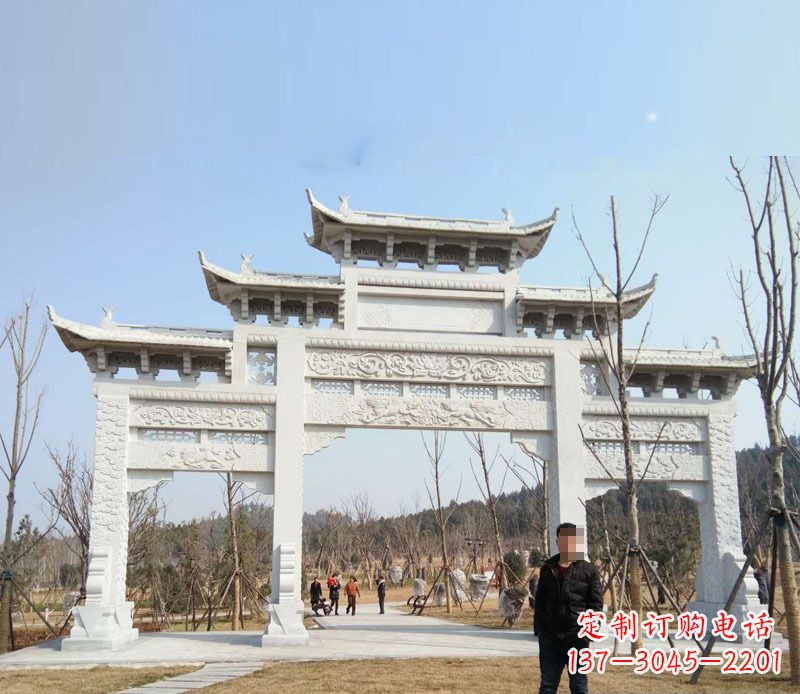 漳州中领雕塑-牌坊石雕精美无比