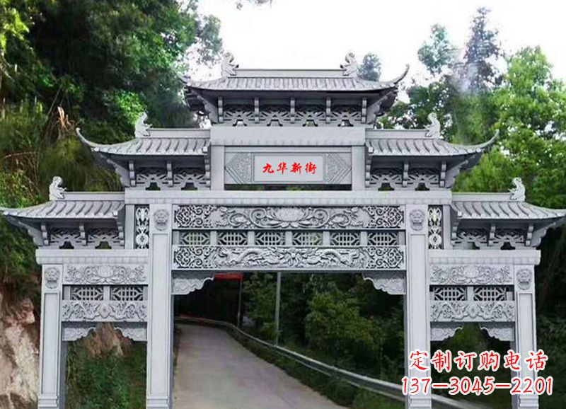 漳州三门五楼石雕牌坊