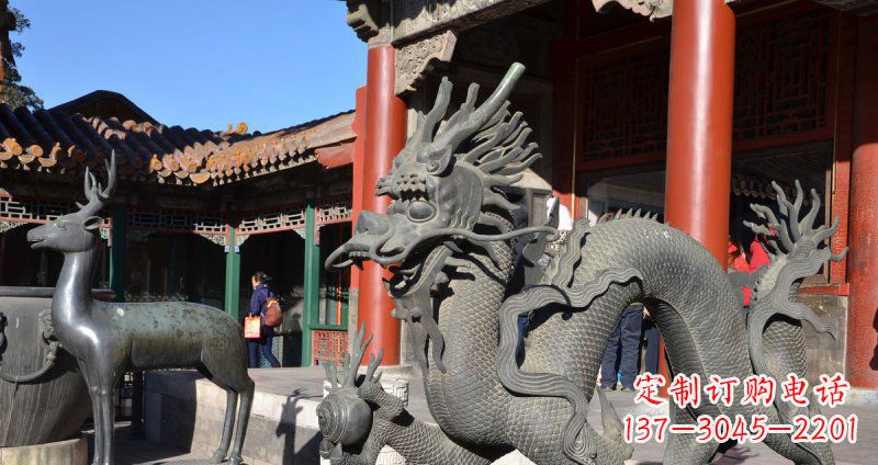 漳州中领雕塑厂家的青铜神龙雕塑,以神龙作为主…
