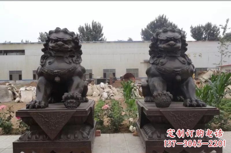 漳州精灵定制狮子铜雕塑