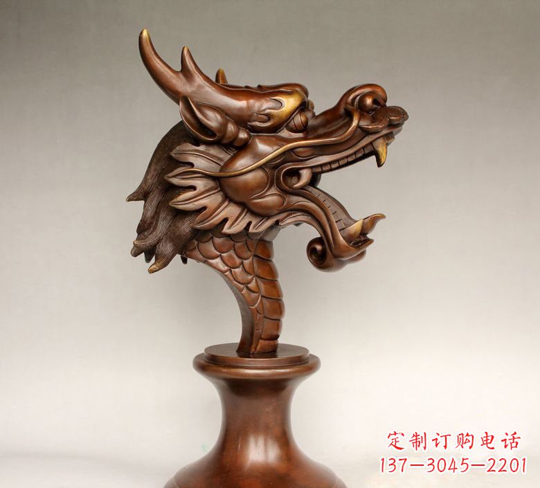 漳州十二生肖兽首铜雕222