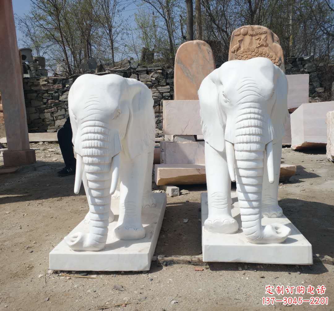 漳州精美大象雕塑,提升家居装饰氛围