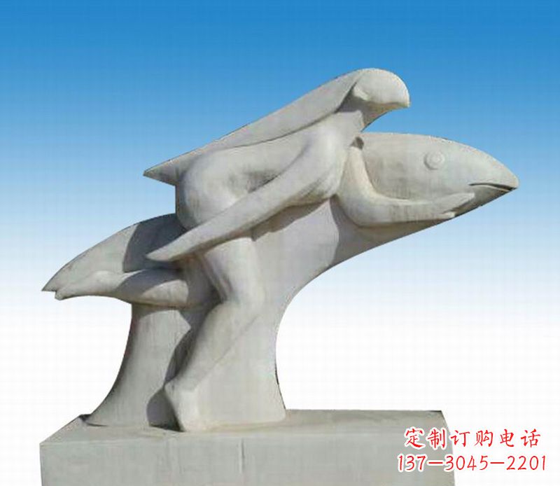漳州中领雕塑海豚雕塑，让你的公园变得出众！