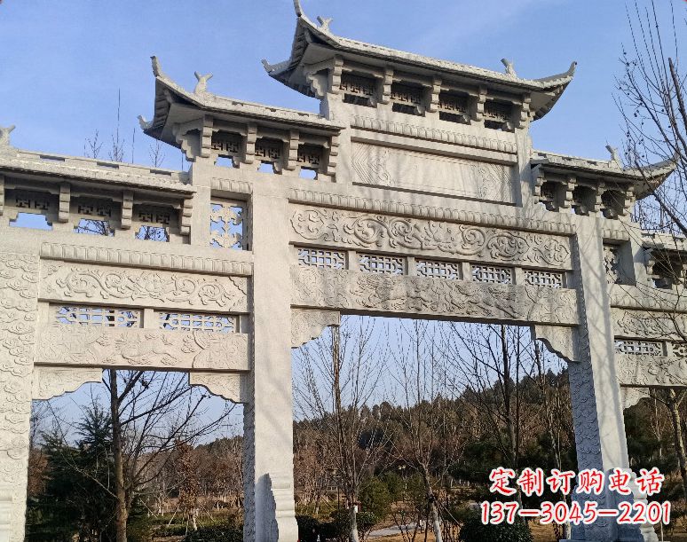 漳州石雕乡村牌坊